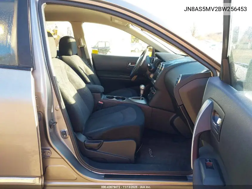 JN8AS5MV2BW256453 2011 Nissan Rogue S