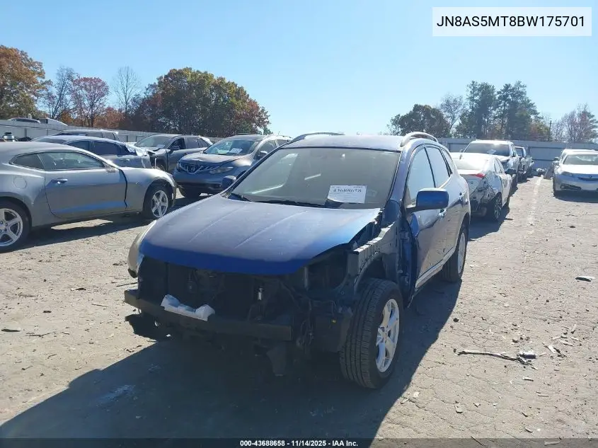 JN8AS5MT8BW175701 2011 Nissan Rogue Sv