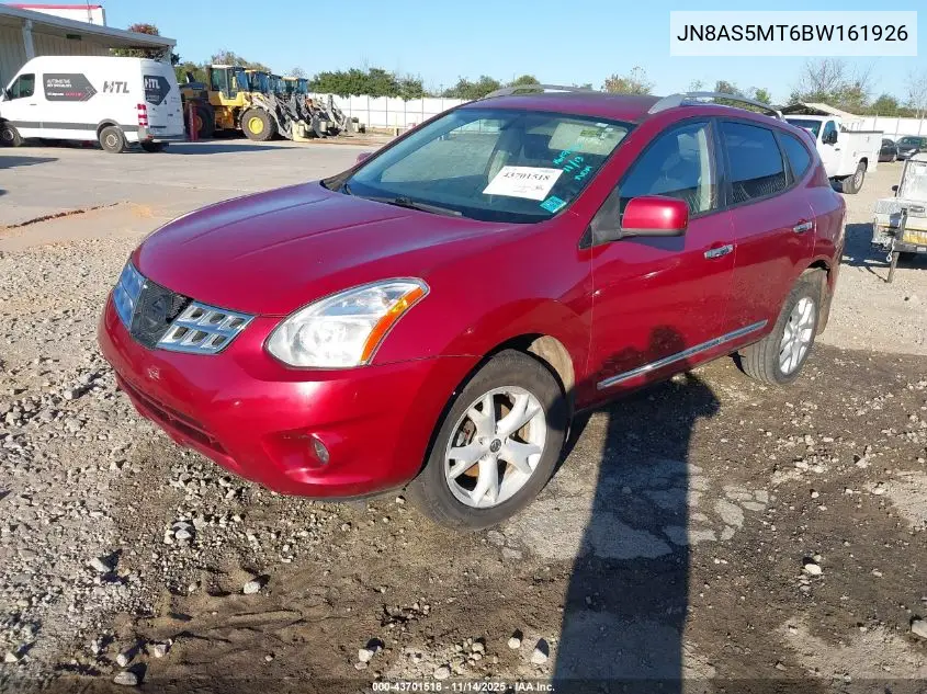 JN8AS5MT6BW161926 2011 Nissan Rogue Sv