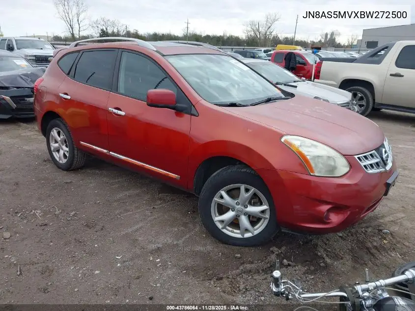 JN8AS5MVXBW272500 2011 Nissan Rogue Sv
