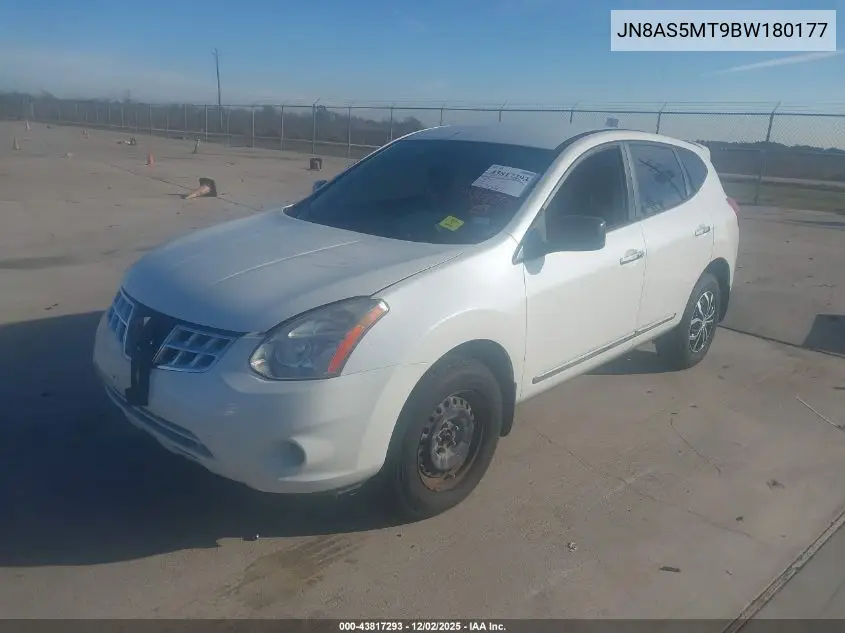 JN8AS5MT9BW180177 2011 Nissan Rogue S