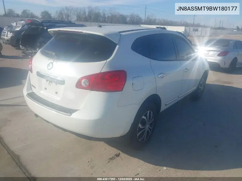 JN8AS5MT9BW180177 2011 Nissan Rogue S