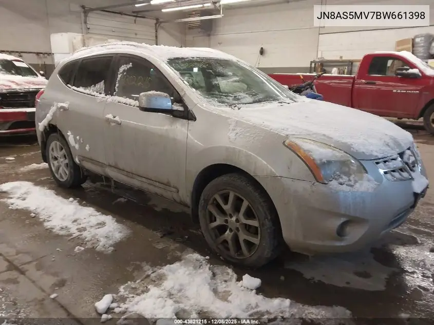 JN8AS5MV7BW661398 2011 Nissan Rogue Sv