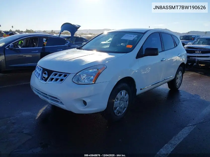 JN8AS5MT7BW190626 2011 Nissan Rogue S