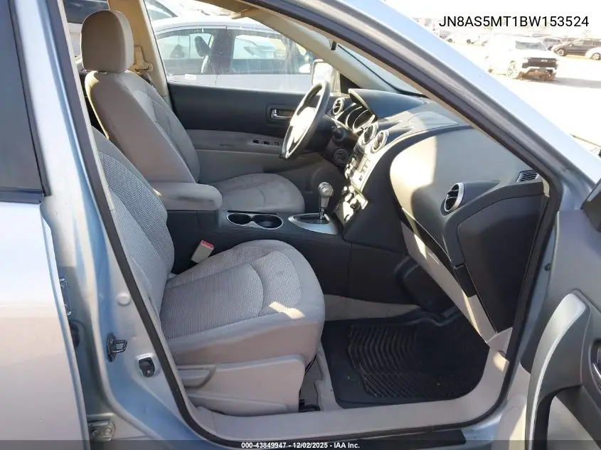 JN8AS5MT1BW153524 2011 Nissan Rogue Sv