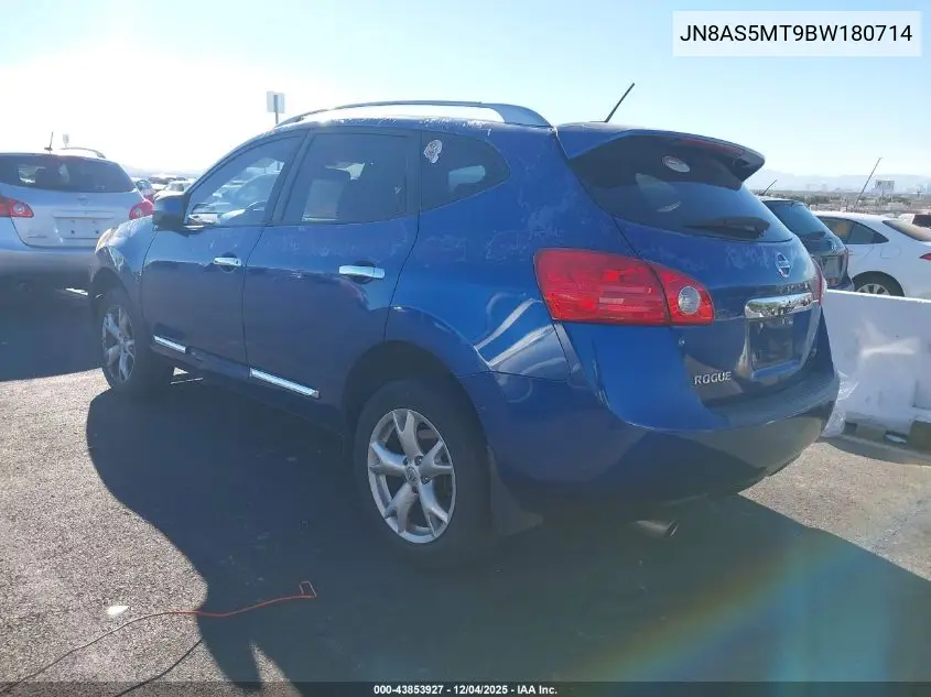 JN8AS5MT9BW180714 2011 Nissan Rogue Sv