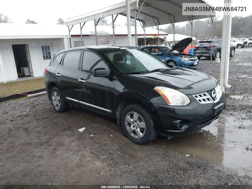 JN8AS5MV4BW684721 2011 Nissan Rogue S