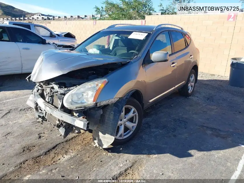 JN8AS5MT0BW576725 2011 Nissan Rogue Sv