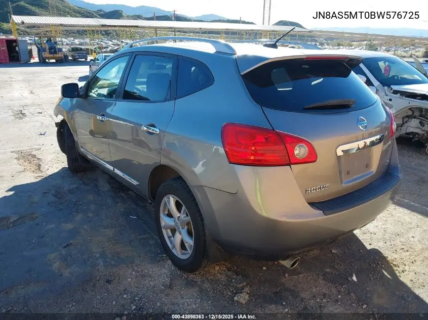 JN8AS5MT0BW576725 2011 Nissan Rogue Sv