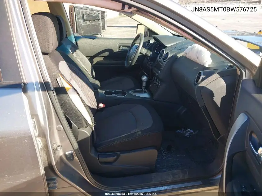 JN8AS5MT0BW576725 2011 Nissan Rogue Sv