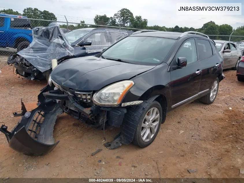 JN8AS5MV3CW379213 2012 Nissan Rogue S/Sv