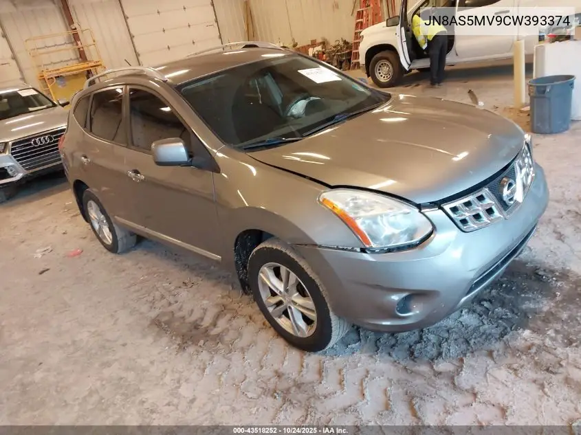 JN8AS5MV9CW393374 2012 Nissan Rogue Sv