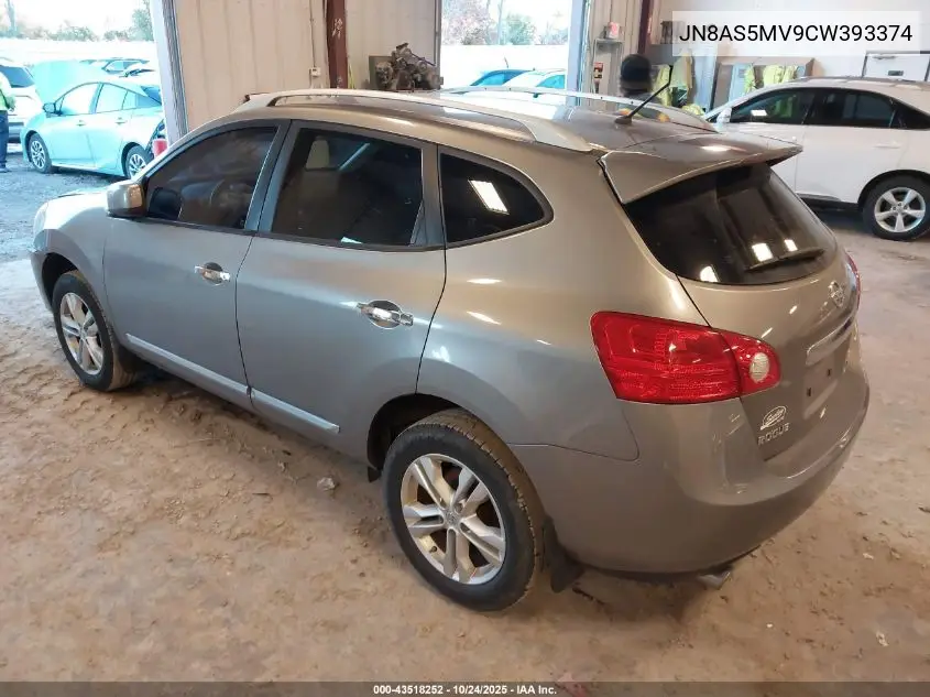 JN8AS5MV9CW393374 2012 Nissan Rogue Sv