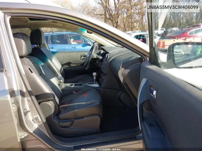 JN8AS5MV3CW406099 2012 Nissan Rogue Sv W/Sl Pkg