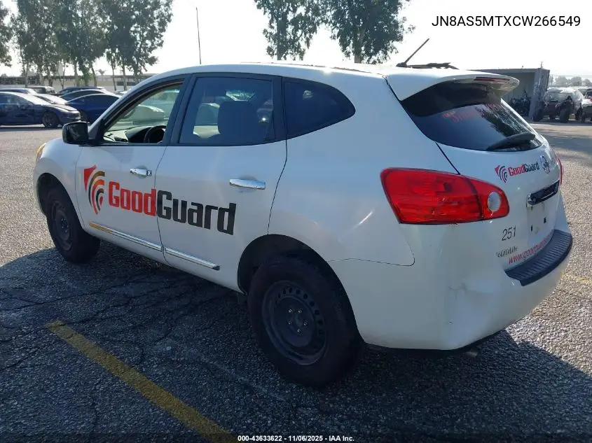 JN8AS5MTXCW266549 2012 Nissan Rogue S