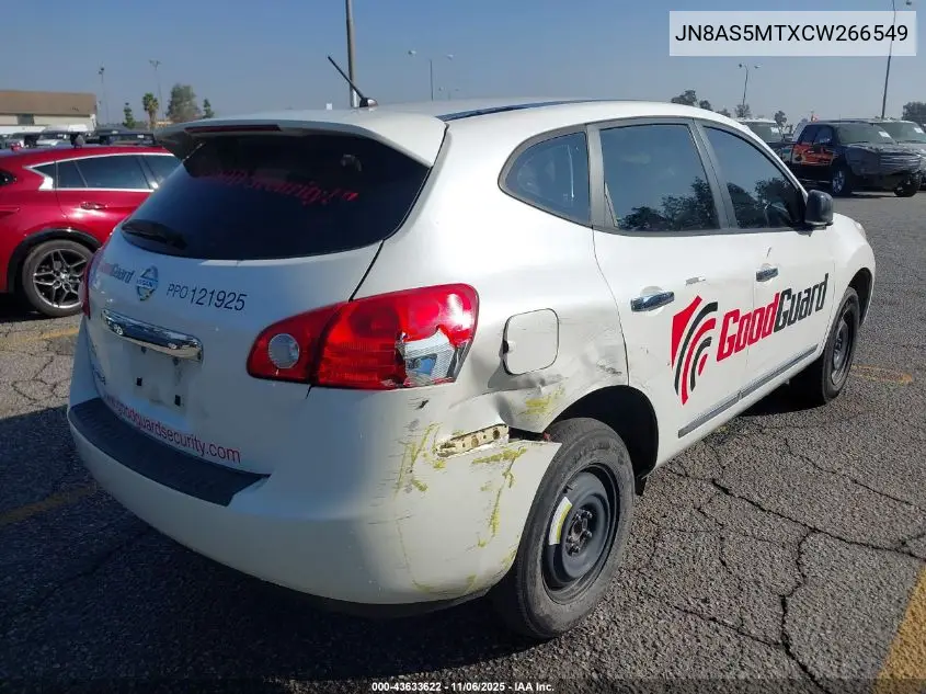 JN8AS5MTXCW266549 2012 Nissan Rogue S