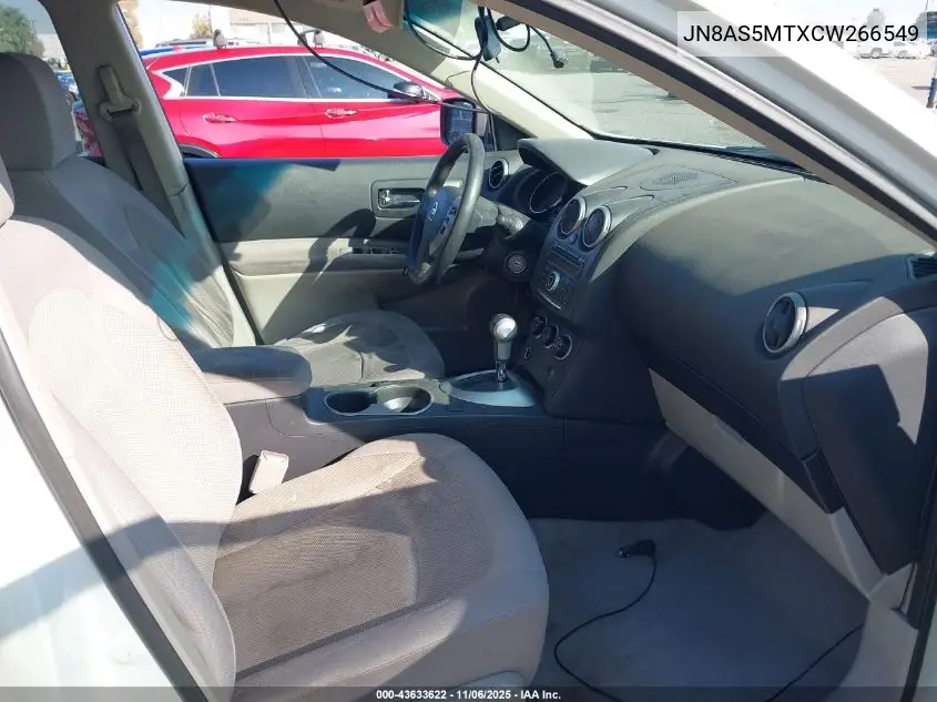 JN8AS5MTXCW266549 2012 Nissan Rogue S