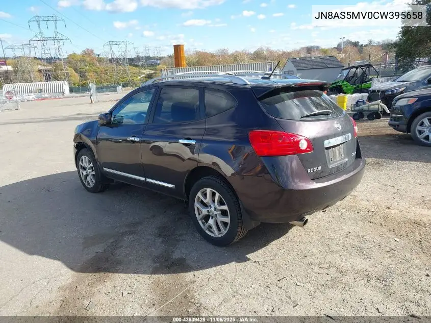 JN8AS5MV0CW395658 2012 Nissan Rogue Sv W/Sl Pkg