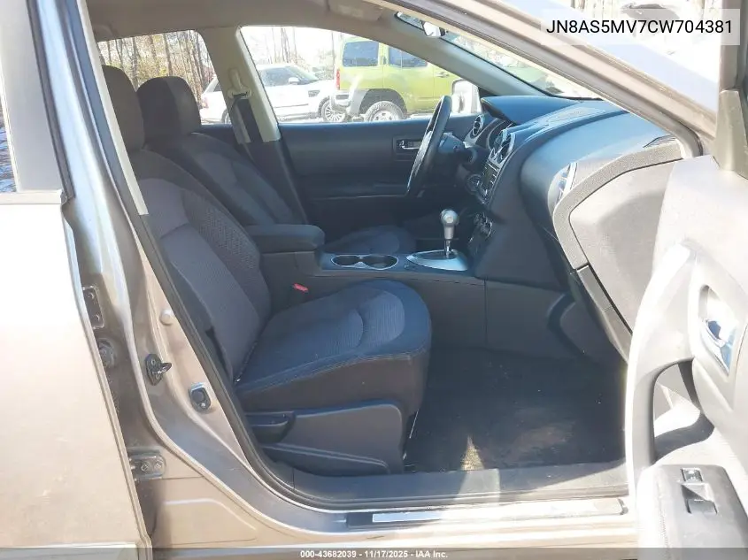 JN8AS5MV7CW704381 2012 Nissan Rogue Sv