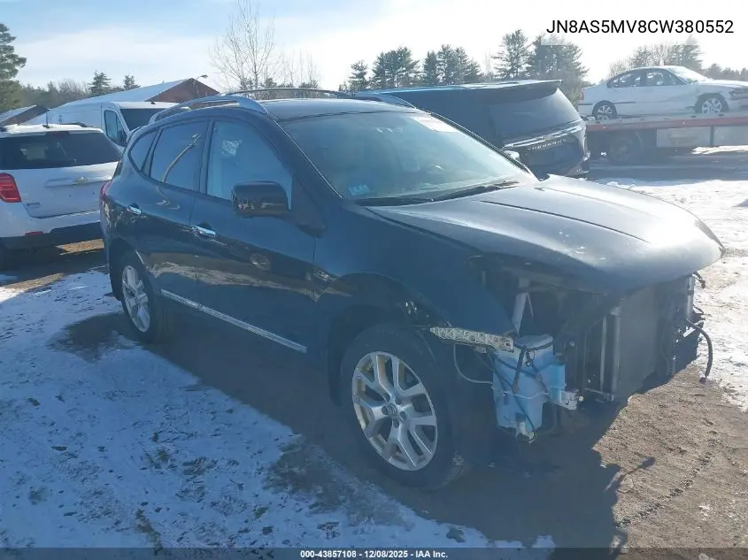 JN8AS5MV8CW380552 2012 Nissan Rogue Sv W/Sl Pkg