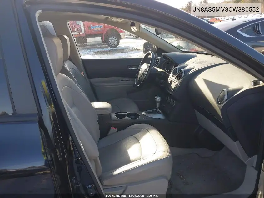 JN8AS5MV8CW380552 2012 Nissan Rogue Sv W/Sl Pkg