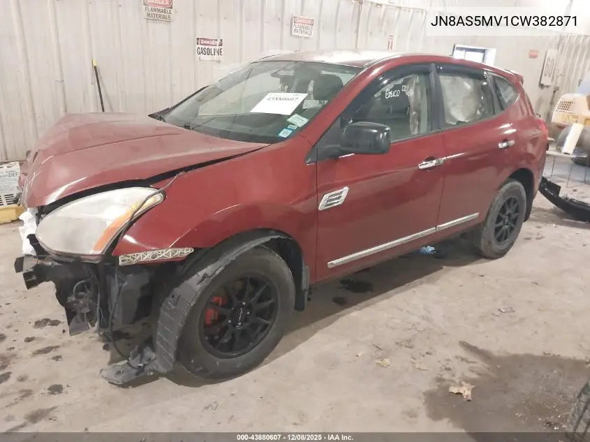 JN8AS5MV1CW382871 2012 Nissan Rogue S