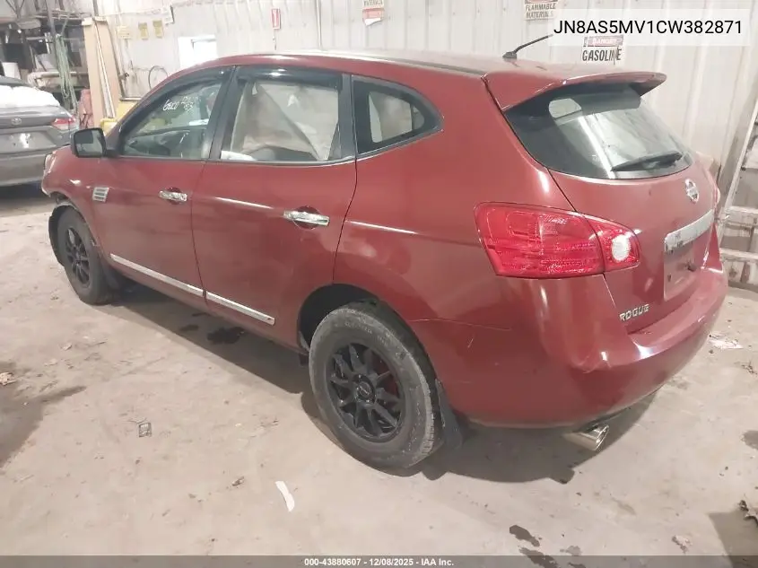 JN8AS5MV1CW382871 2012 Nissan Rogue S