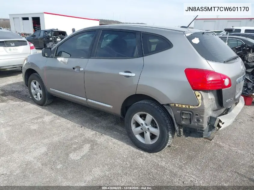 JN8AS5MT7CW601170 2012 Nissan Rogue S