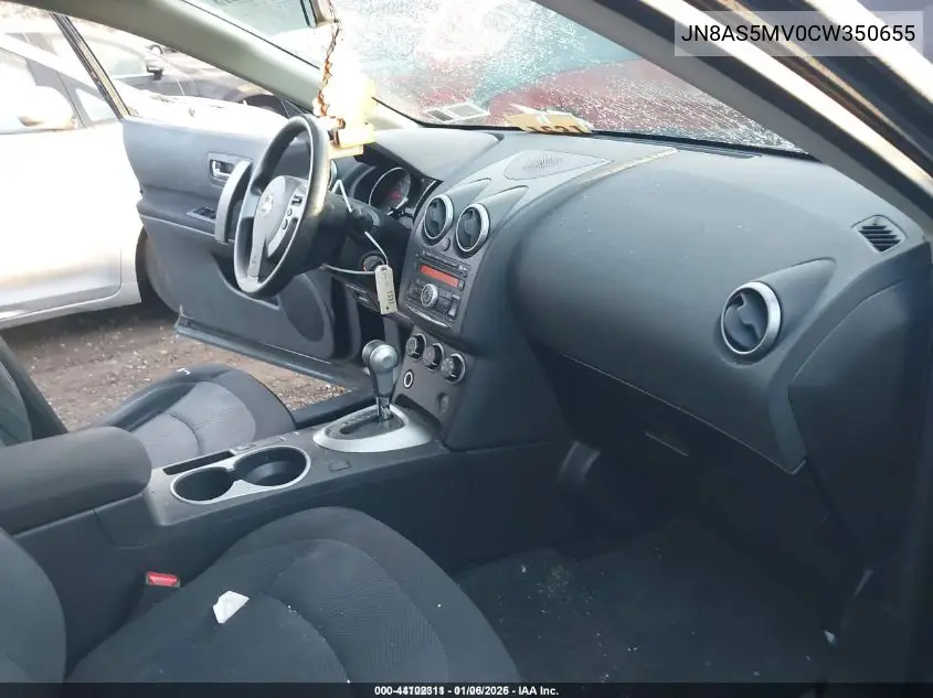 JN8AS5MV0CW350655 2012 Nissan Rogue S