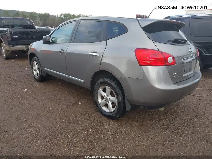 JN8AS5MT4CW610201 2012 Nissan Rogue S