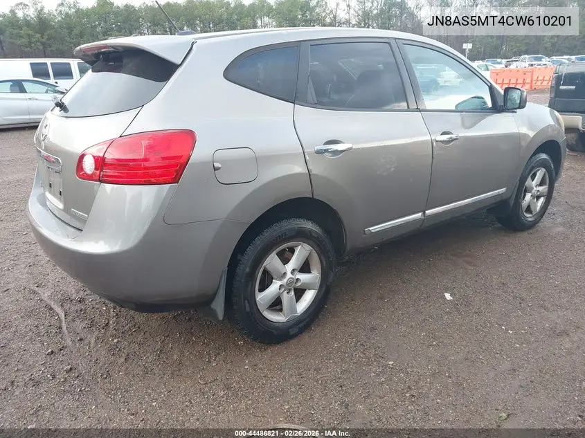 JN8AS5MT4CW610201 2012 Nissan Rogue S