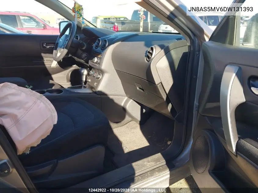 JN8AS5MV6DW131393 2013 Nissan Rogue S/Sv