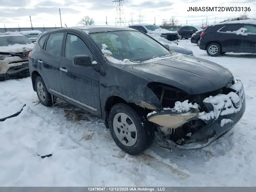 JN8AS5MT2DW033136 2013 Nissan Rogue