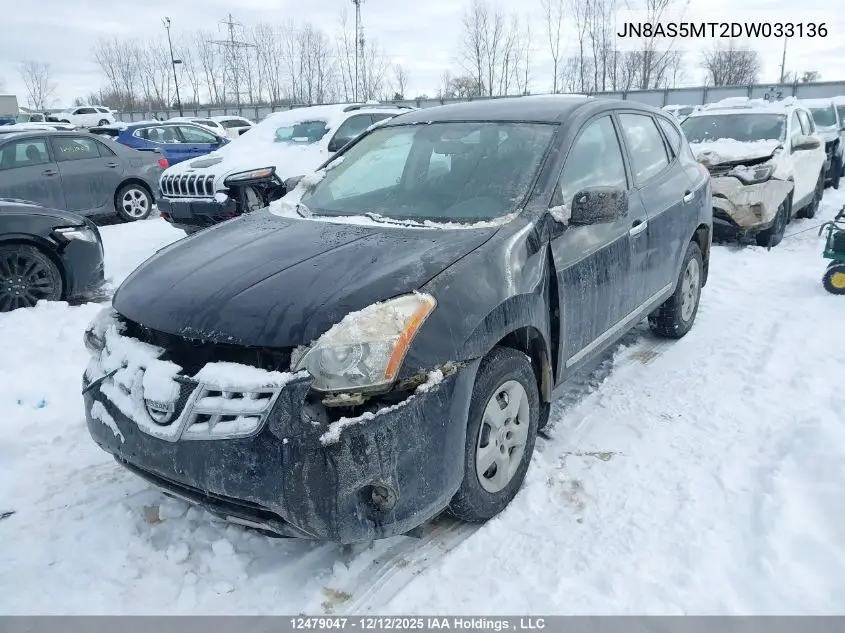 JN8AS5MT2DW033136 2013 Nissan Rogue