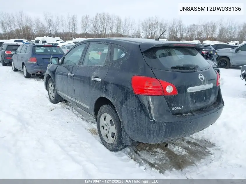 JN8AS5MT2DW033136 2013 Nissan Rogue