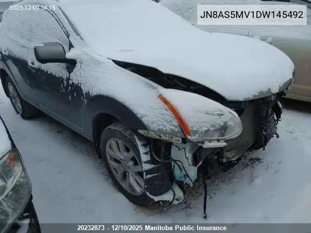JN8AS5MV1DW145492 2013 Nissan Rogue Sl