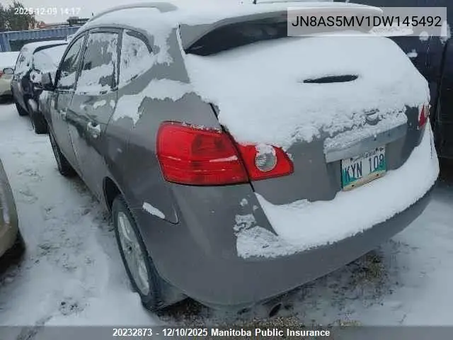 JN8AS5MV1DW145492 2013 Nissan Rogue Sl