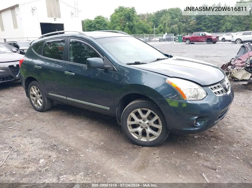 JN8AS5MV2DW616811 2013 Nissan Rogue Sv W/Sl Pkg