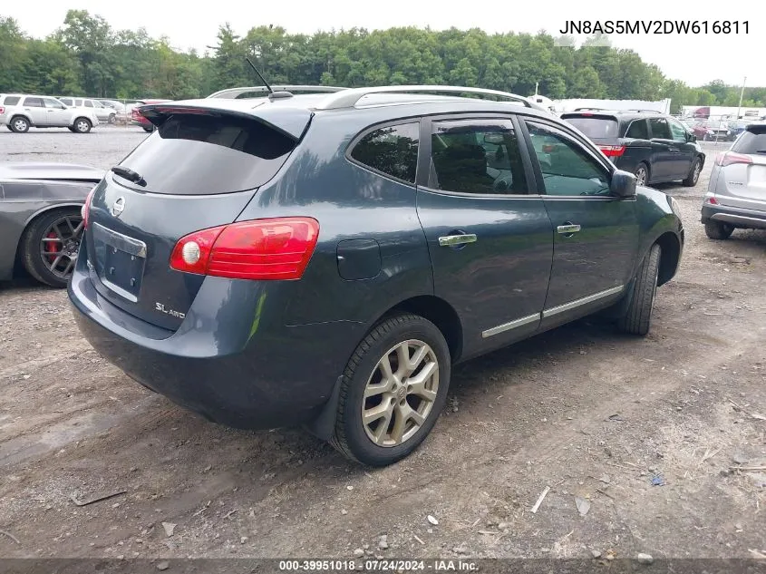 JN8AS5MV2DW616811 2013 Nissan Rogue Sv W/Sl Pkg