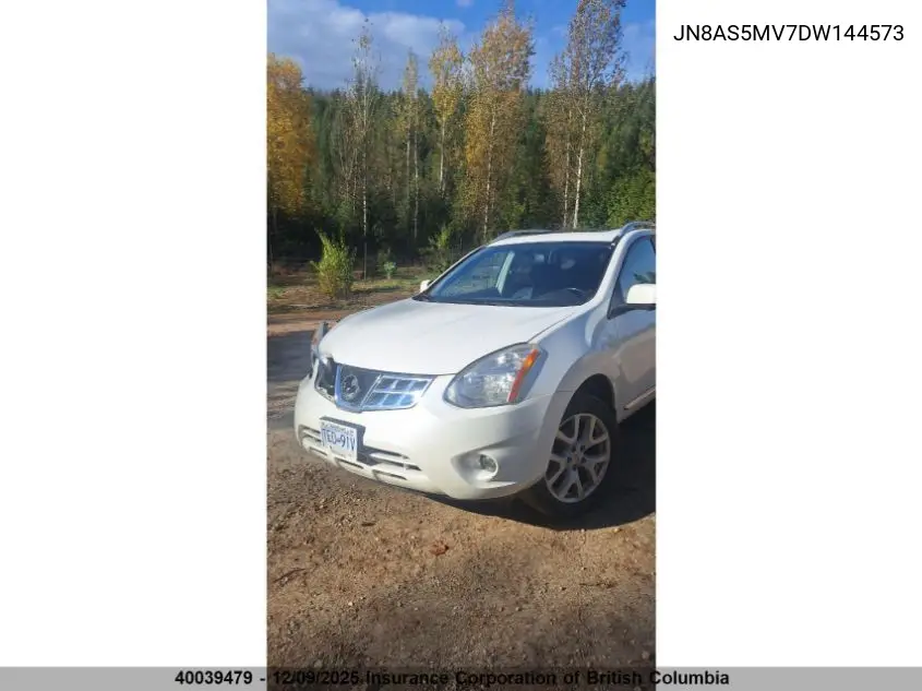 JN8AS5MV7DW144573 2013 Nissan Rogue