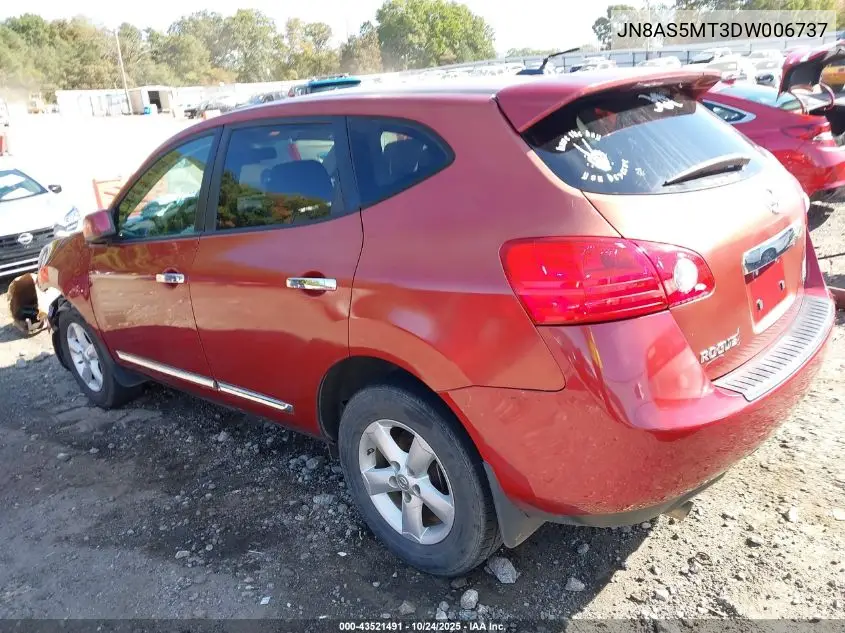JN8AS5MT3DW006737 2013 Nissan Rogue S