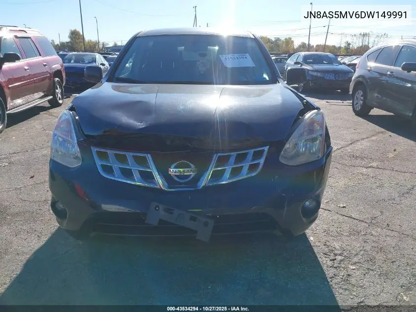 JN8AS5MV6DW149991 2013 Nissan Rogue S
