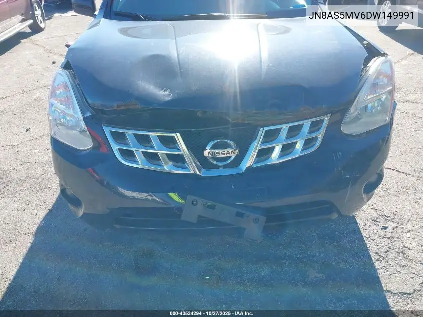 JN8AS5MV6DW149991 2013 Nissan Rogue S