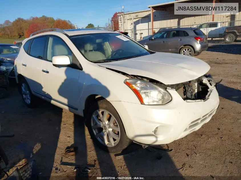 JN8AS5MV8DW117284 2013 Nissan Rogue Sv W/Sl Pkg