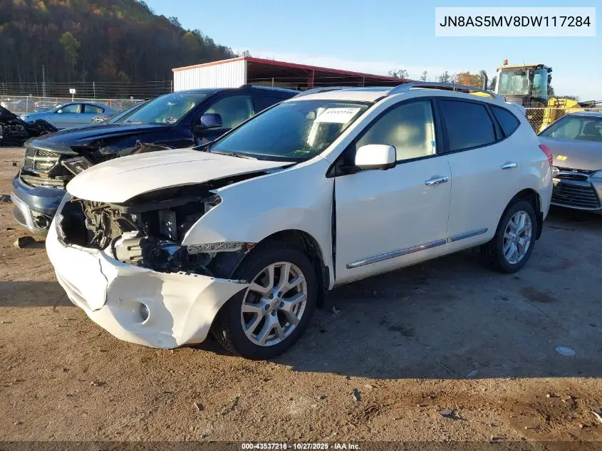 JN8AS5MV8DW117284 2013 Nissan Rogue Sv W/Sl Pkg