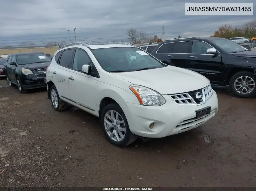 JN8AS5MV7DW631465 2013 Nissan Rogue Sv W/Sl Pkg