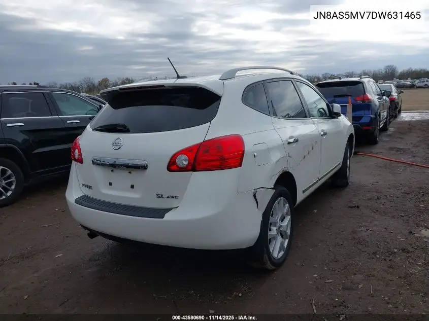 JN8AS5MV7DW631465 2013 Nissan Rogue Sv W/Sl Pkg