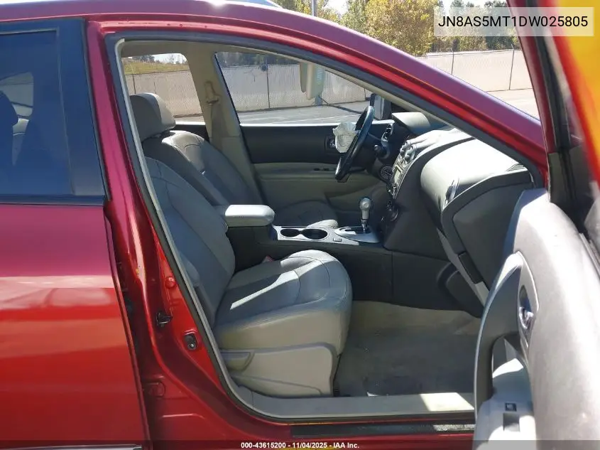 JN8AS5MT1DW025805 2013 Nissan Rogue Sv W/Sl Pkg