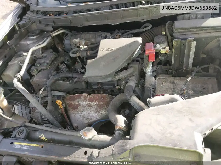 JN8AS5MV8DW659582 2013 Nissan Rogue Sv W/Sl Pkg