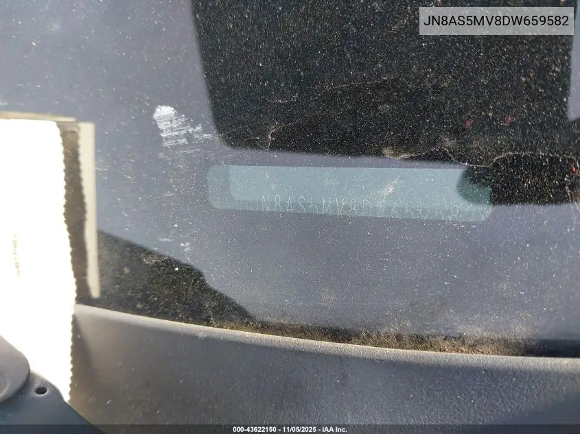 JN8AS5MV8DW659582 2013 Nissan Rogue Sv W/Sl Pkg